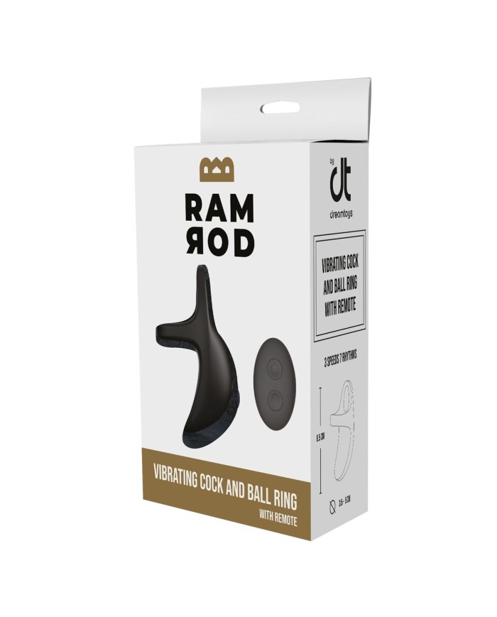 Anelli Fallici Dream Toys Ramrod Nero Anelli Fallici Dream Toys Ramrod Nero