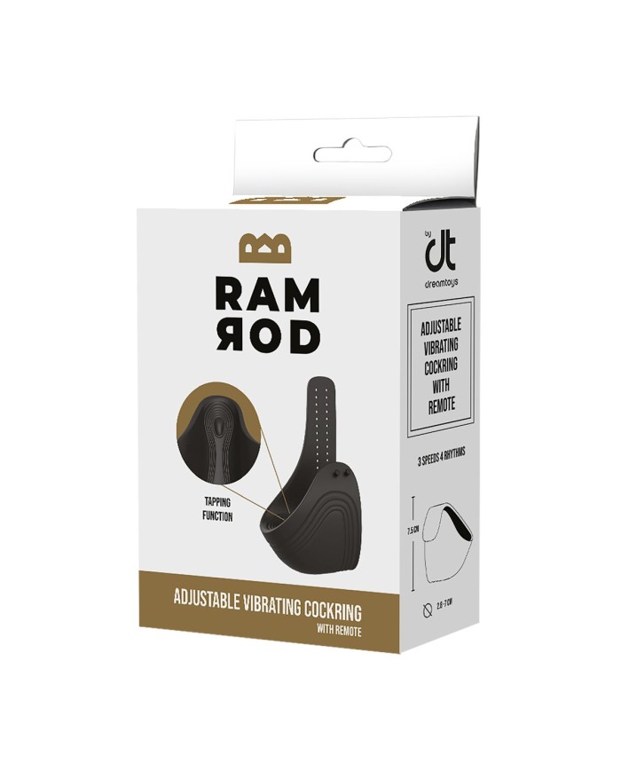 Anelli Fallici Dream Toys Ramrod Nero Anelli Fallici Dream Toys Ramrod Nero