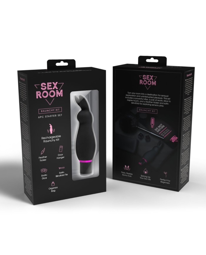 Vibratore Tradizionale Dream Toys Sex Room Raunchy Kit Nero Vibratore Tradizionale Dream Toys Sex Room Raunchy Kit Nero