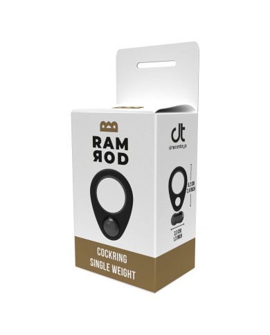 Anelli Fallici Dream Toys Ramrod Nero Anelli Fallici Dream Toys Ramrod Nero