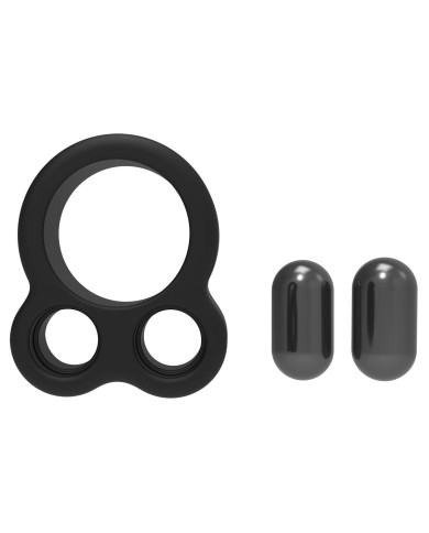 Anelli Fallici Dream Toys Ramrod Nero Anelli Fallici Dream Toys Ramrod Nero