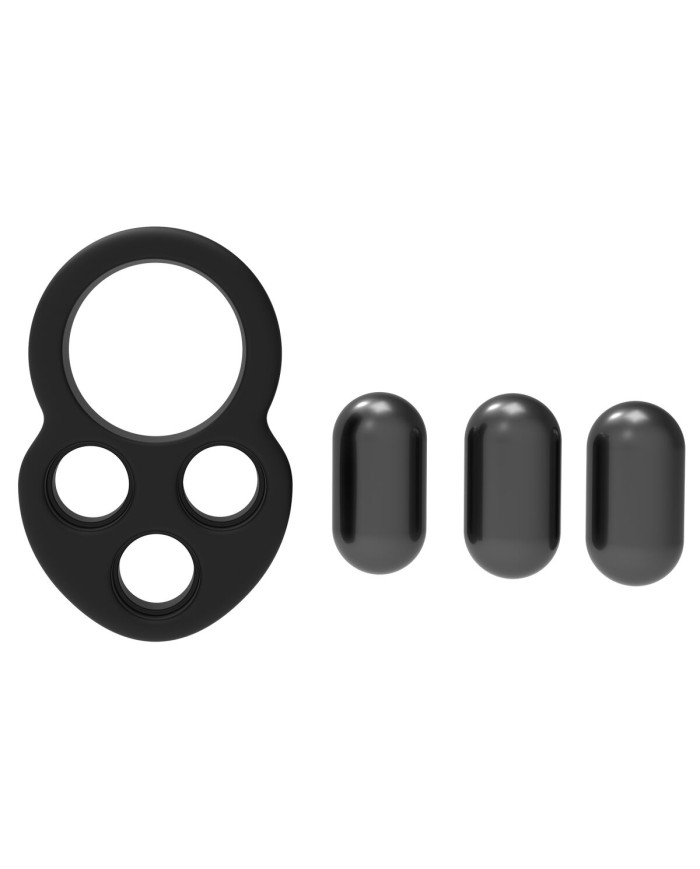 Anelli Fallici Dream Toys Ramrod Nero Anelli Fallici Dream Toys Ramrod Nero