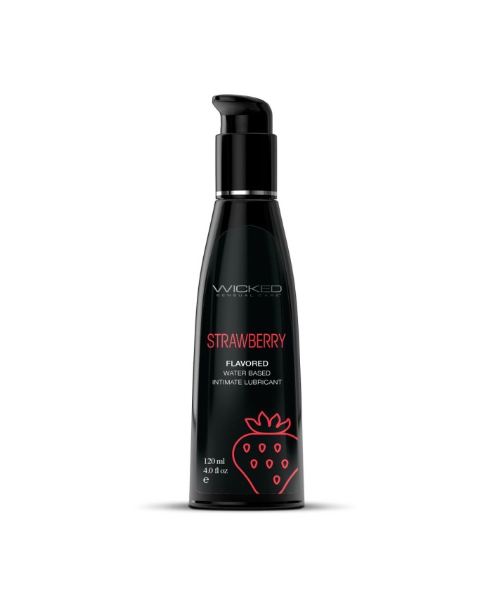 Lubrificante Wicked Sensual Care Fragola 120 ml Lubrificante Wicked Sensual Care Fragola 120 ml