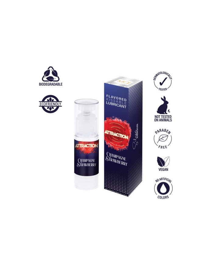 Lubrificante Attraction Champagne alla Fragola Lubrificante Attraction Champagne alla Fragola