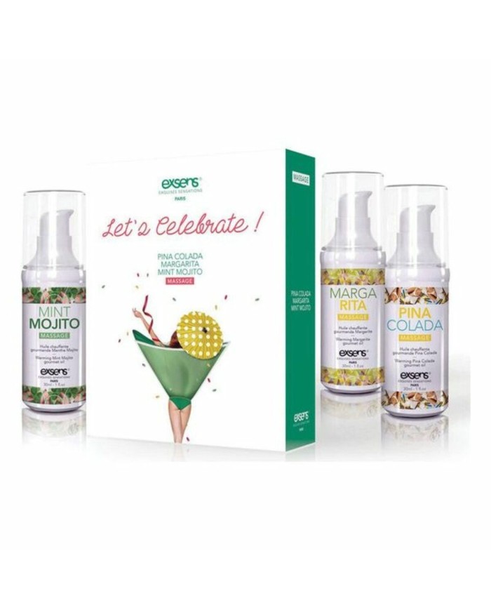 Olio per Massaggio Aromatico Exsens 251726 (3 pcs) Olio per Massaggio Aromatico Exsens 251726 (3 pcs)