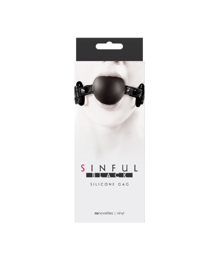 Solid Ball Gag NS Novelties Sinful Solid Ball Gag NS Novelties Sinful