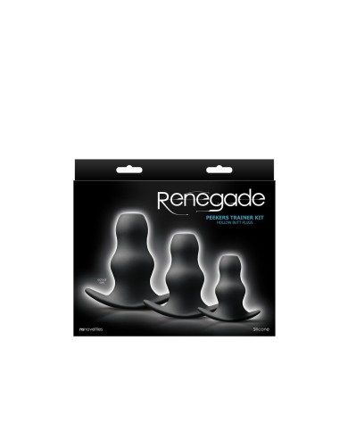 Plug Anale NS Novelties Renegade Nero (8,3 cm) (8,9 cm) (6,4 cm)
