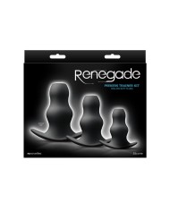 Plug Anale NS Novelties Renegade Nero (8,3 cm) (8,9 cm) (6,4 cm)