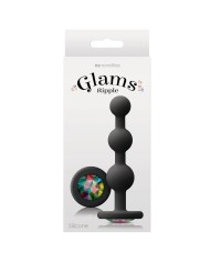 Plug Anale NS Novelties Glams Nero (9 cm)