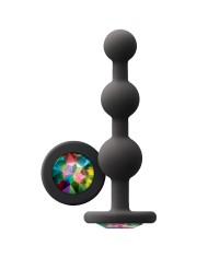 Plug Anale NS Novelties Glams Nero (9 cm)