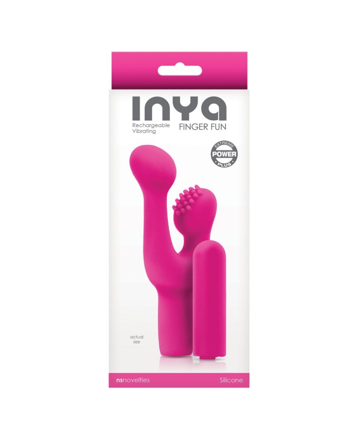 Vibratore Doppia Stimolazione NS Novelties Inya Rosa