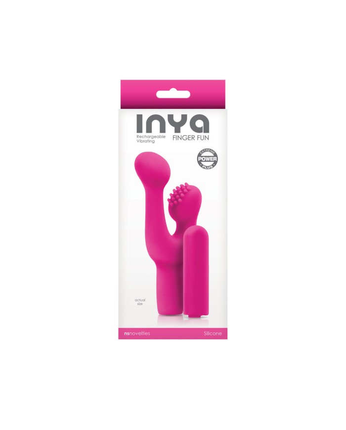Vibratore Doppia Stimolazione NS Novelties Inya Rosa