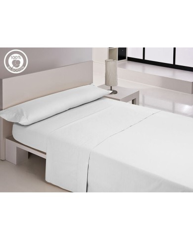 Set di Lenzuola Hosteline IRIS PREMIUM Bianco Singolo