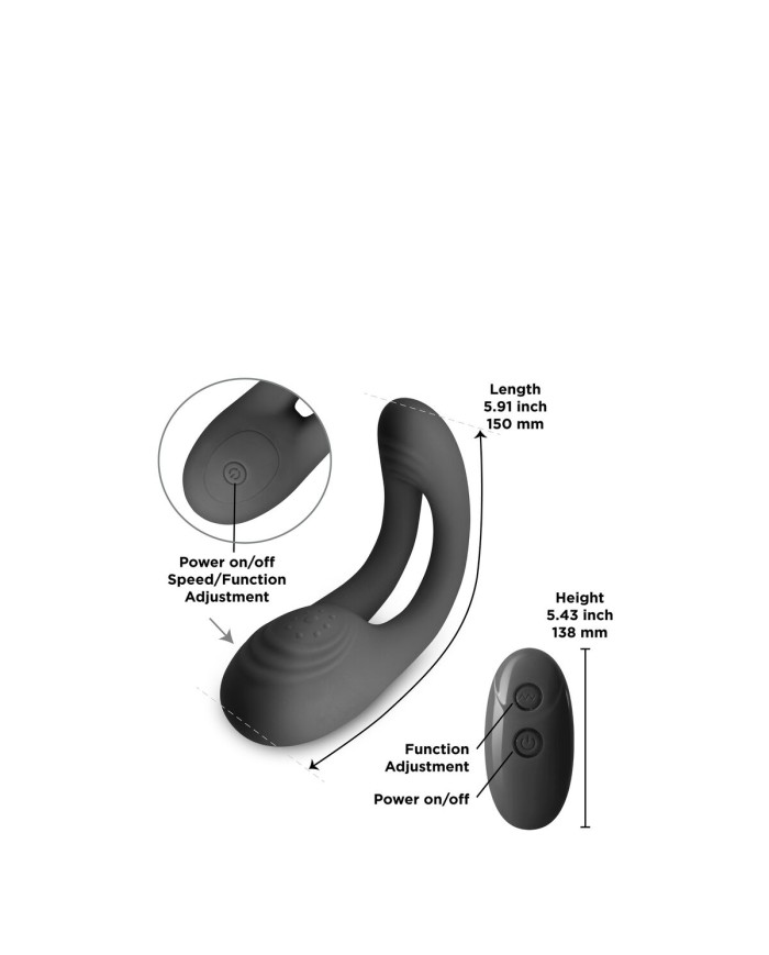 Massaggiatore NS Novelties Inya Nero