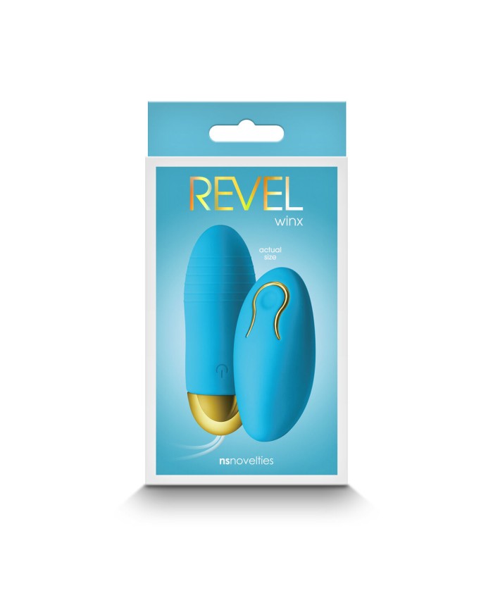 Uovo Vibrante NS Novelties Revel Azzurro Uovo Vibrante NS Novelties Revel Azzurro