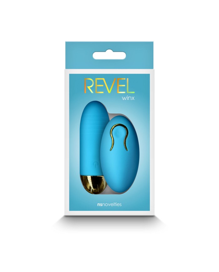 Uovo Vibrante NS Novelties Revel Azzurro Uovo Vibrante NS Novelties Revel Azzurro