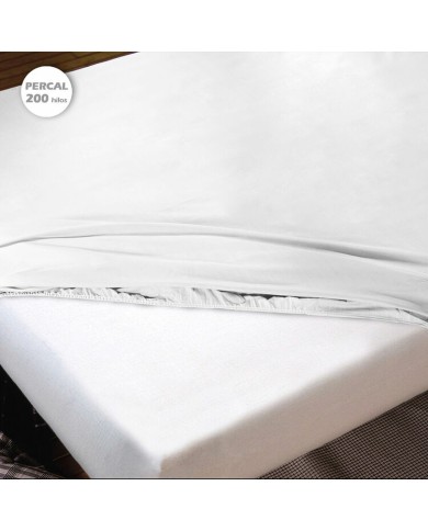 Lenzuolo con angoli aderenti Hosteline IRIS PREMIUM Bianco Ala francese