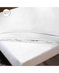 Lenzuolo con angoli aderenti Hosteline IRIS PREMIUM Bianco Matrimoniale Lenzuolo con angoli aderenti Hosteline IRIS PREMIUM Bianco Matrimoniale