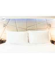 Federa Hosteline IRIS PREMIUM Bianco Matrimoniale 200 Fili 50 x 75 cm (2 Unità) Federa Hosteline IRIS PREMIUM Bianco Matrimoniale 200 Fili 50 x 75 cm (2 Unità)