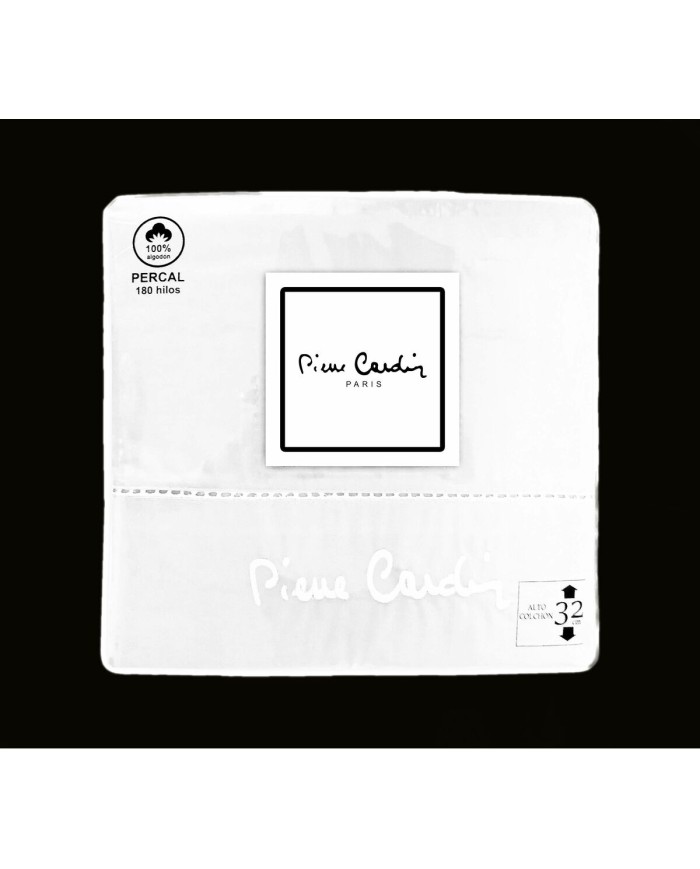 Set di Lenzuola Pierre Cardin ARCADIA Bianco Ala francese Set di Lenzuola Pierre Cardin ARCADIA Bianco Ala francese