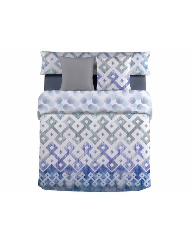 Set di copripiumino Pierre Cardin VAIL Azzurro Singolo 3 Pezzi