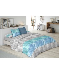 Copripiumino Pierre Cardin TOPACIO Azzurro 144 Fili 150 x 230 cm
