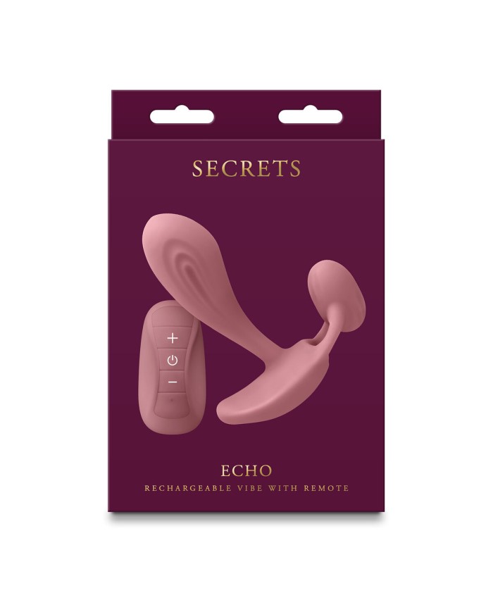Butt Plug Vibrante NS Novelties Secrets Rosa Butt Plug Vibrante NS Novelties Secrets Rosa