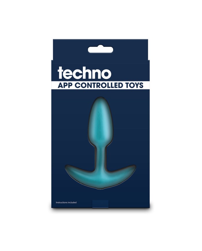 Butt Plug Vibrante NS Novelties Trance Azzurro Butt Plug Vibrante NS Novelties Trance Azzurro