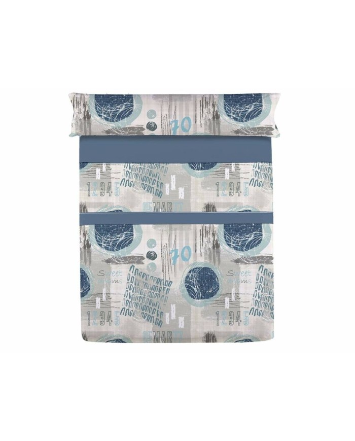 Set di Lenzuola Pierre Cardin CALIFORNIA Azzurro Singolo