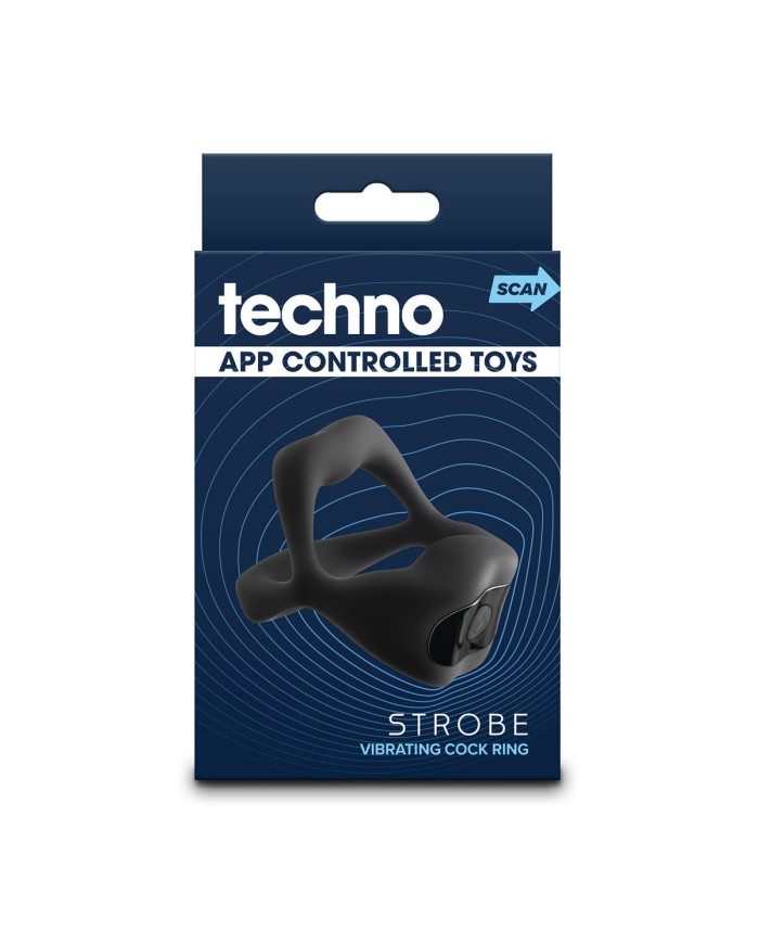 Anelli Fallici NS Novelties Techno Nero Anelli Fallici NS Novelties Techno Nero