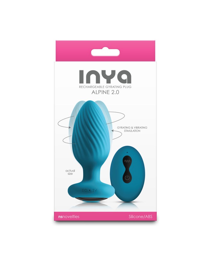 Butt Plug Vibrante NS Novelties Inya Verde Butt Plug Vibrante NS Novelties Inya Verde