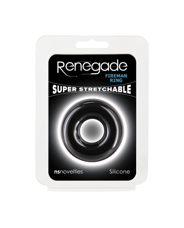 Anelli Fallici NS Novelties Fireman Nero Anelli Fallici NS Novelties Fireman Nero