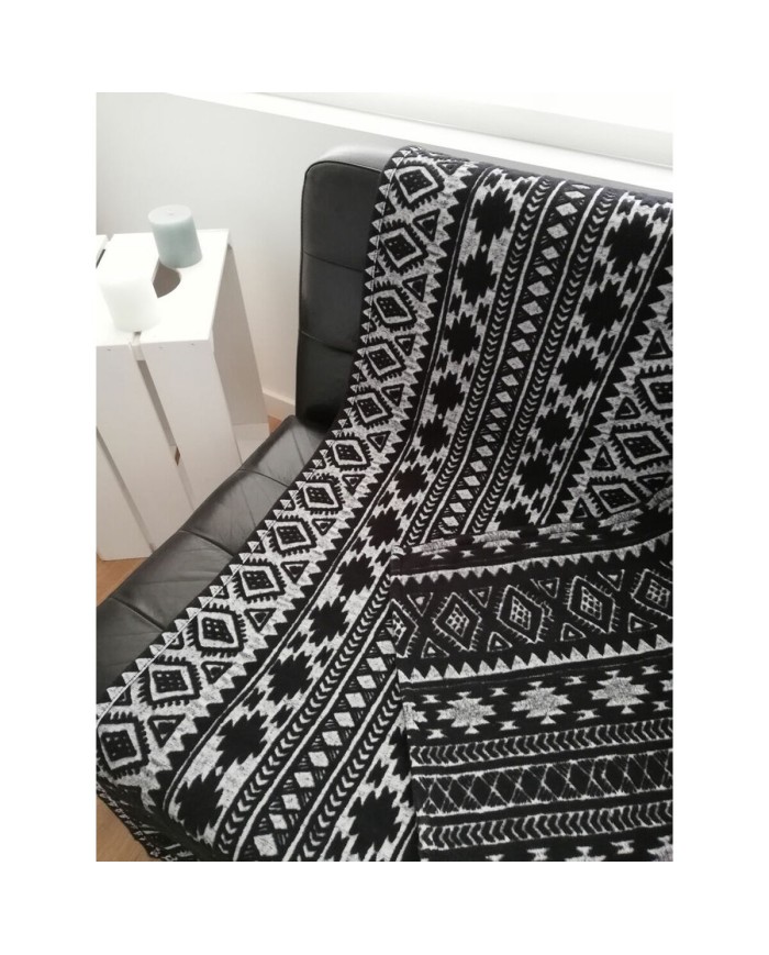 Copriletti Hosteline SAFARI Nero 130 x 170 cm