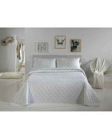 Trapunta Pierre Cardin DOTS Bianco Matrimoniale (3 Pezzi) Trapunta Pierre Cardin DOTS Bianco Matrimoniale (3 Pezzi)