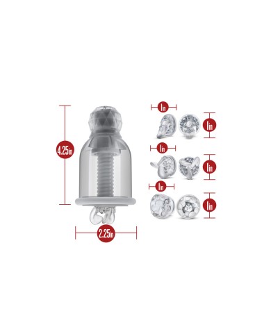 Pinze per Capezzoli Blush Temptasia Pinze per Capezzoli Blush Temptasia