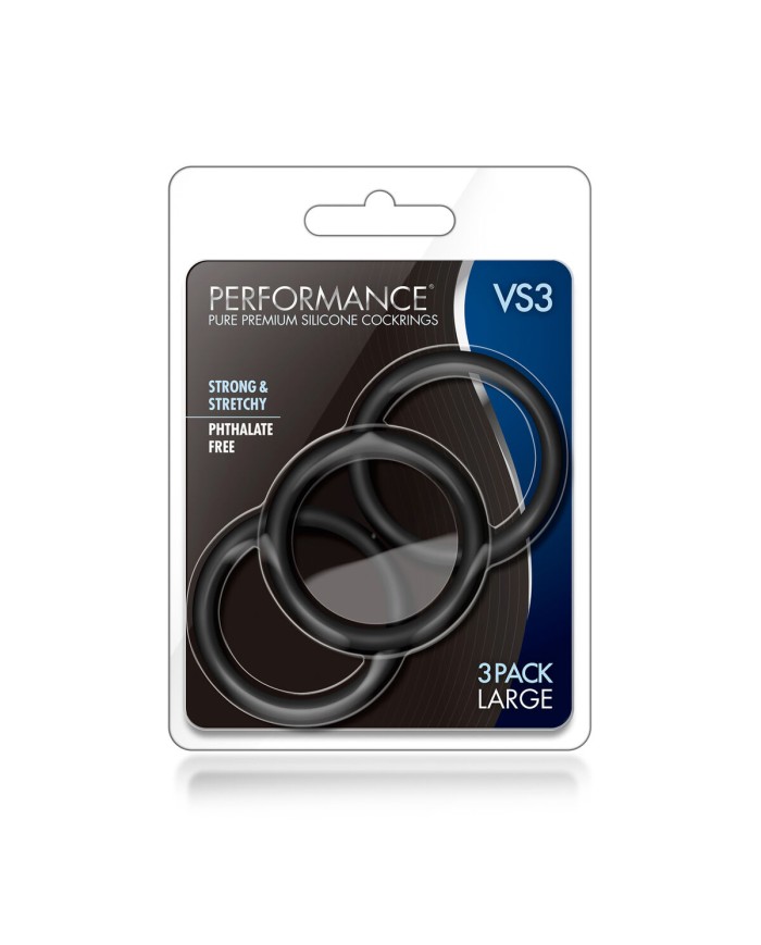 Anelli Fallici Blush Performance Nero