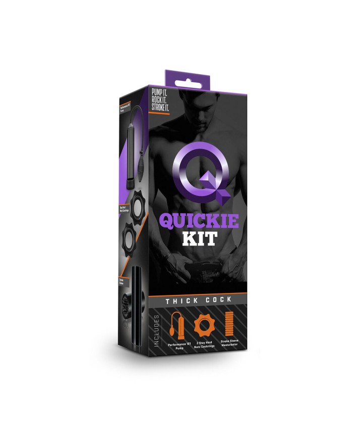 Pompa per Pene Blush Quickie kit Nero