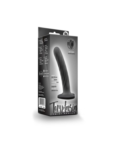 Dildo Blush Temptasia Twist Nero Dildo Blush Temptasia Twist Nero