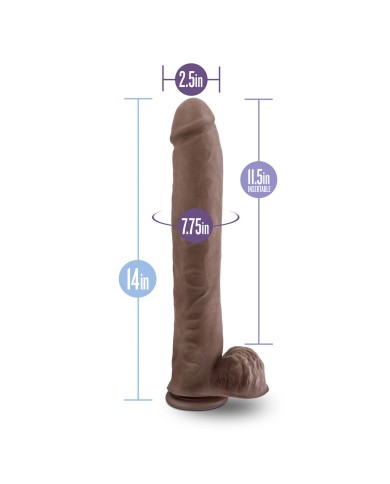 Dildo Realistico Blush Au Naturel TPE Ø 5,3 cm (29,2 cm)