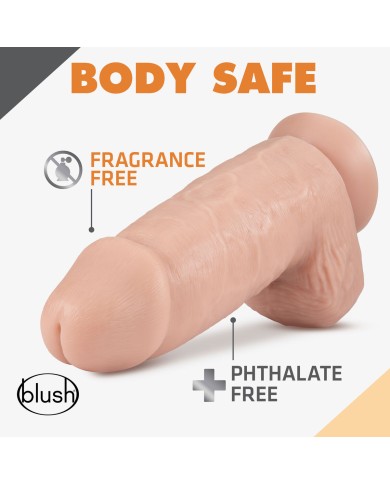 Dildo Realistico Blush Dr Skin PVC Ø 8 cm (17,1 cm)