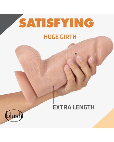 Dildo Realistico Blush Dr Skin PVC Ø 8 cm (17,1 cm)