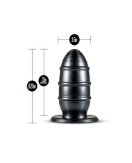 Plug Anale Blush Jet Nero (8,9 cm)