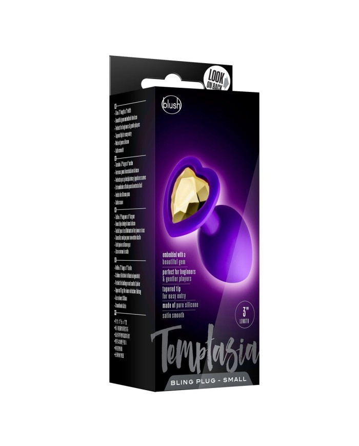 Plug Anale Blush Temptasia Viola (7,6 cm) (6,3 cm) Plug Anale Blush Temptasia Viola (7,6 cm) (6,3 cm)