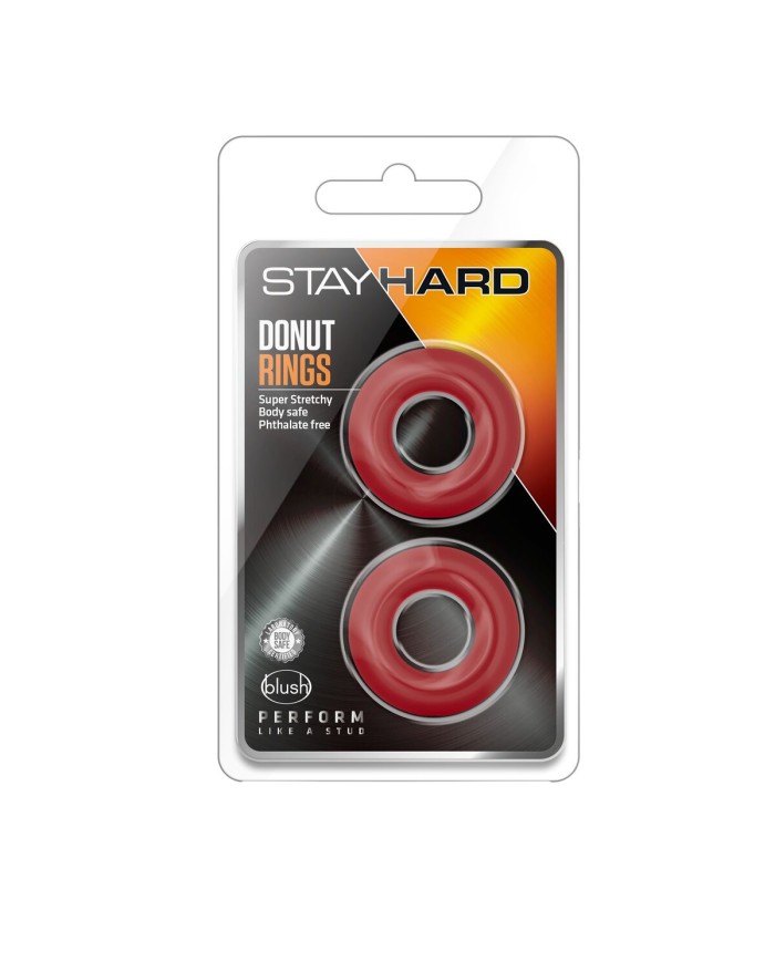 Anelli Fallici Blush Stay Hard Rosso Anelli Fallici Blush Stay Hard Rosso