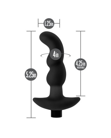 Plug Anale Blush Adventures Nero Plug Anale Blush Adventures Nero