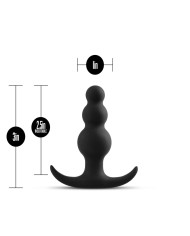 Plug Anale Blush Adventures Nero (7,6 cm) (6,3 cm)