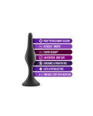 Plug Anale Blush Adventures Nero (8,9 cm)