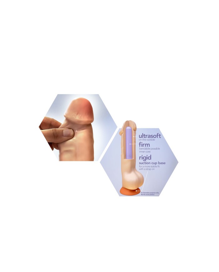 Dildo Realistico Blush Dr Skin TPE Ø 3,1 cm (12,7 cm) Dildo Realistico Blush Dr Skin TPE Ø 3,1 cm (12,7 cm)