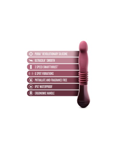 Vibratore per il Punto-G Blush Temptasia Rosso Vibratore per il Punto-G Blush Temptasia Rosso