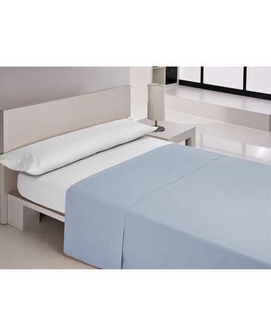 Lenzuolo Superiore Happy Home MIX COLORS Azzurro 230 x 270 cm